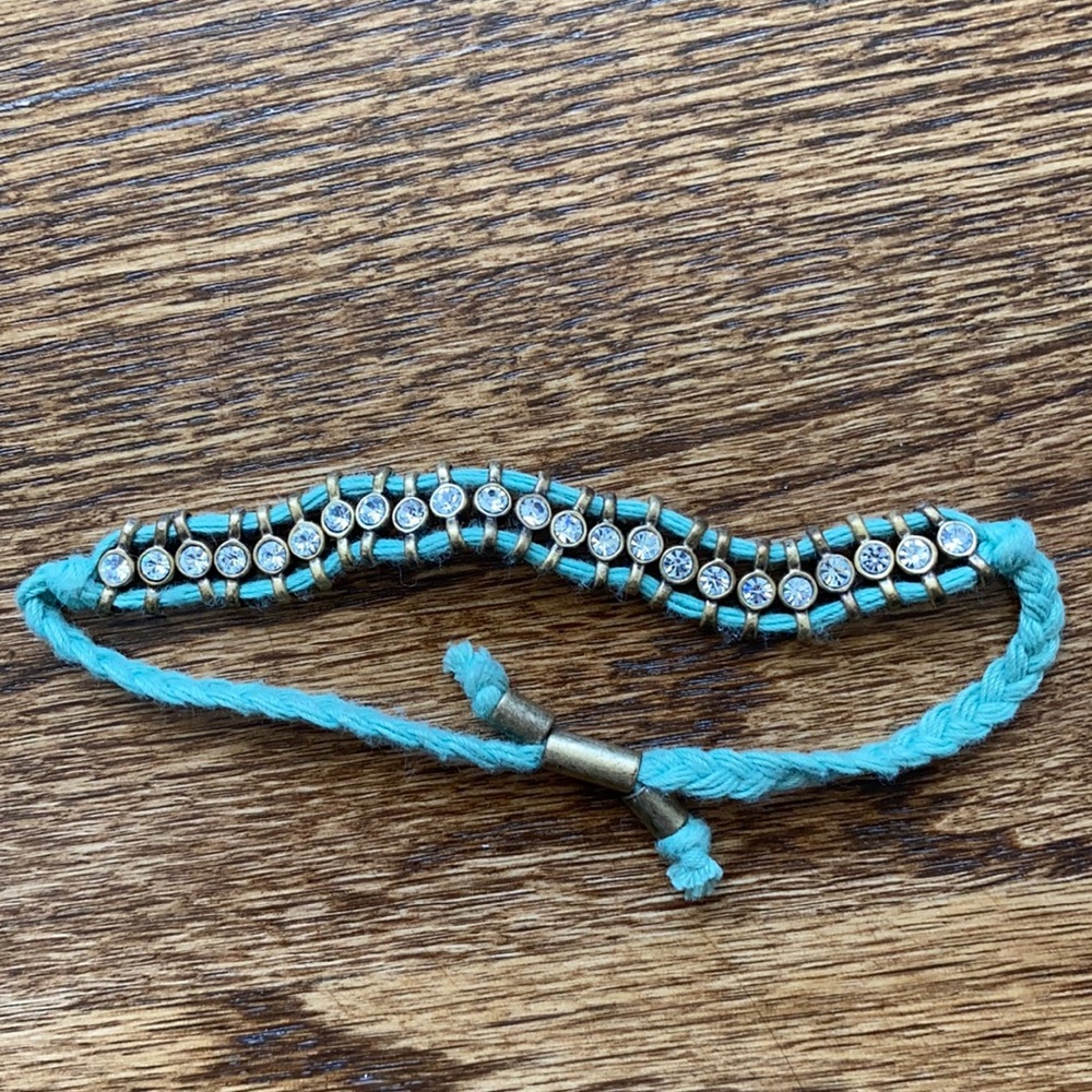 J. Crew light green bracelet